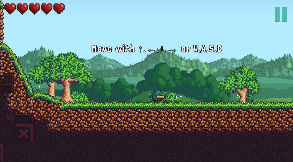 RexsnoxGame Screenshot - Movement tutorial